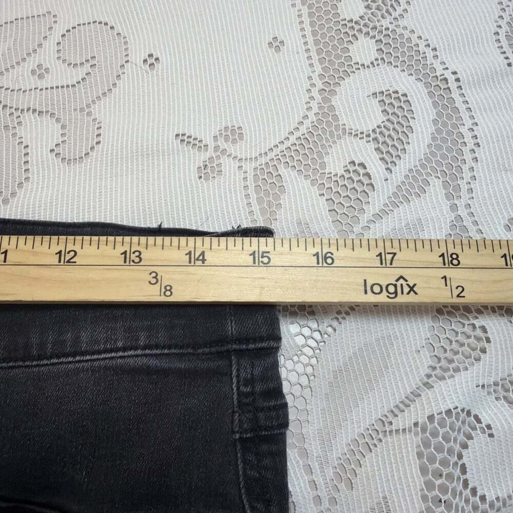 SPANX Ankle Straight Leg Jeans Black Pull On Tall Size M Small 20355T W30”/L29” - Picture 5 of 10